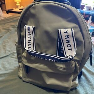 Tommy Hilfiger green Backpack with Logo Straps
